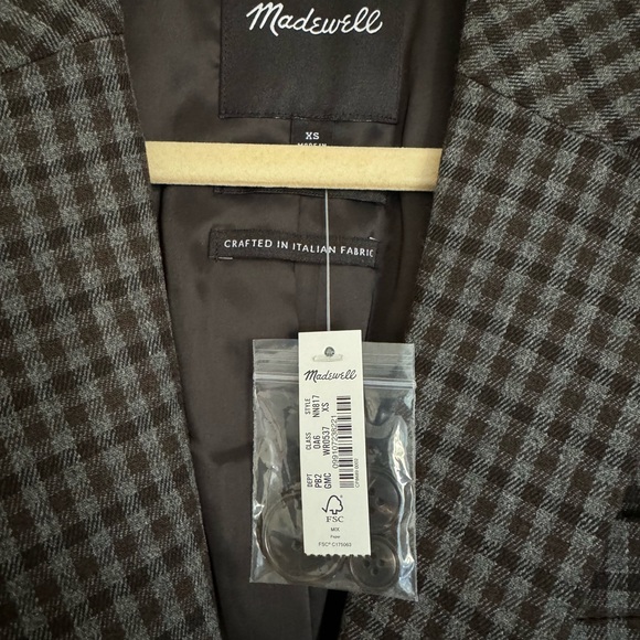 Madewell Larsen Blazer in Plaid - Picture 8 of 8